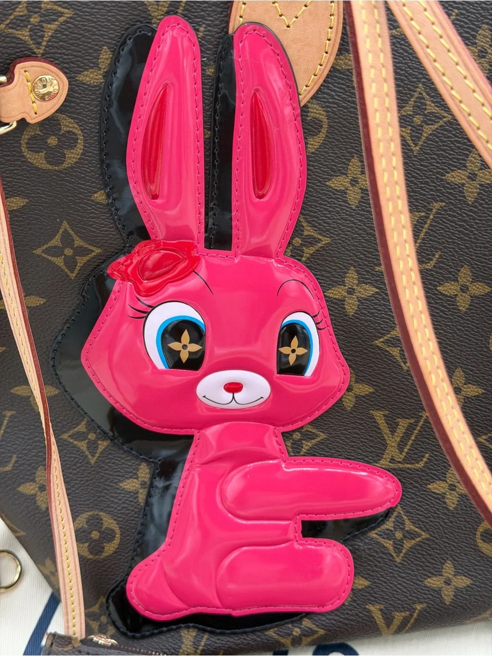 Louis Vuitton Tote Bag Monogram Sun Yitian Collaboration Neverfull MM unused 🔥😍